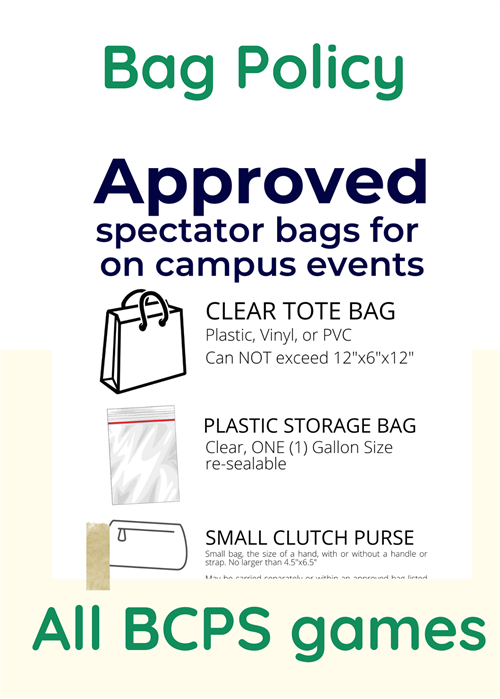Athletics / Ticket/Bag Policy